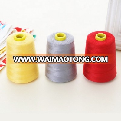 High Strength Good Quality 5000y 40 2 100% Polyester Sewing Thread Wholesale