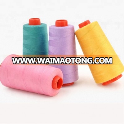 30/3 2500m Wholesale Bulk Polyester Tents Waterproof Fabric Sewing Thread